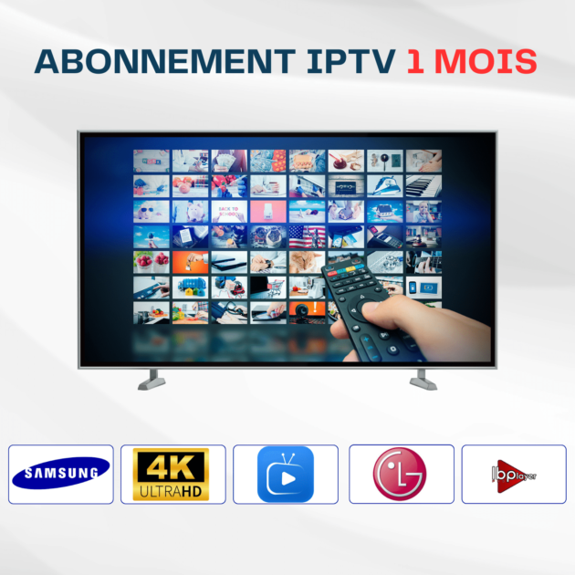 Abonnement IPTV 1 Mois