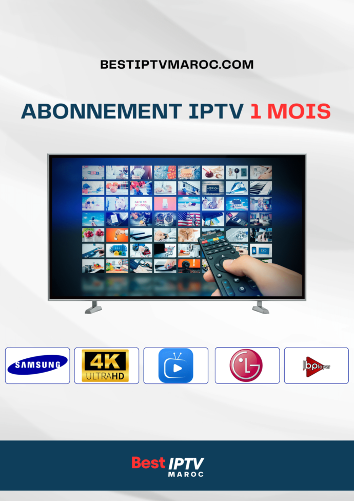 Abonnement IPTV 1 Mois