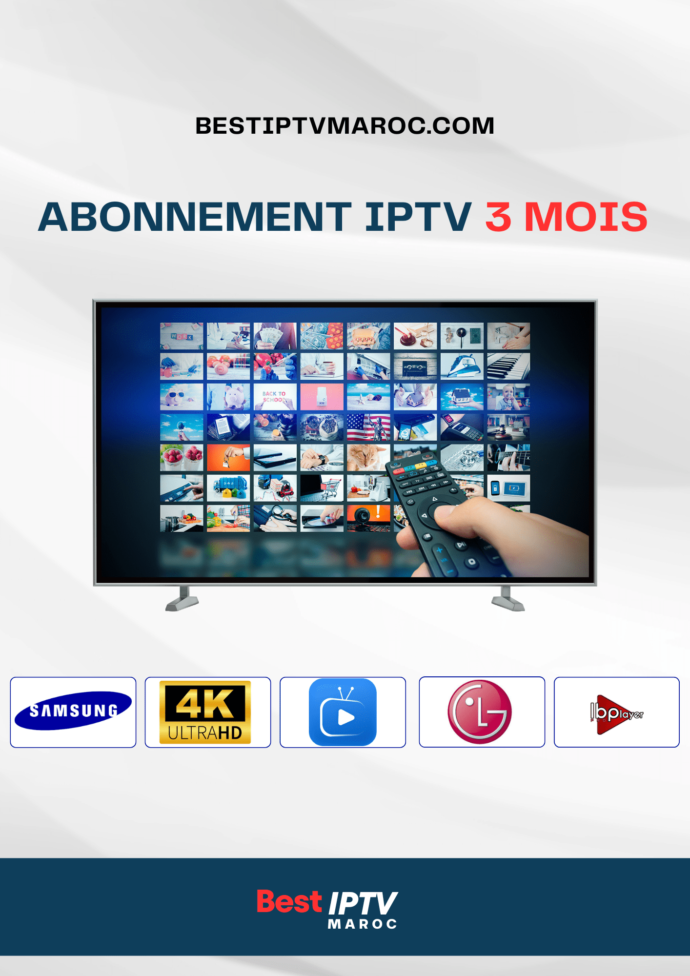 Abonnement IPTV 3 Mois