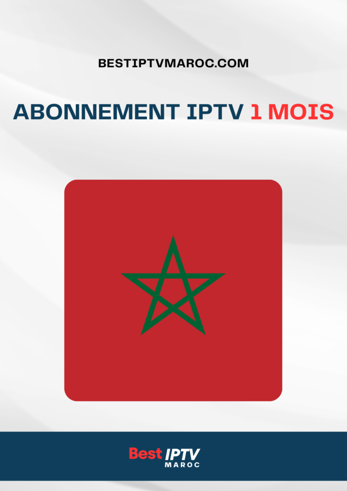 IPTV Maroc - 1 mois