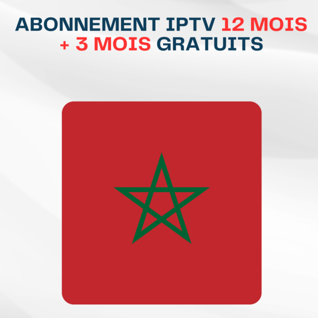 IPTV Maroc - 12 Mois