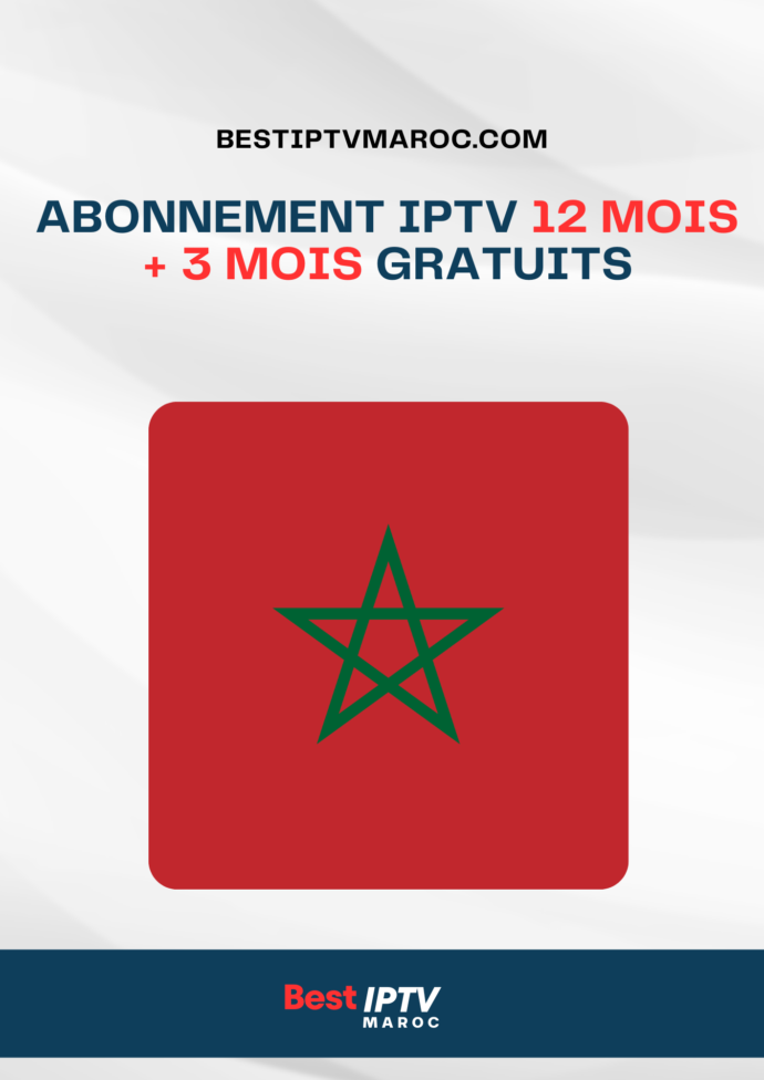 IPTV Maroc - 12 Mois